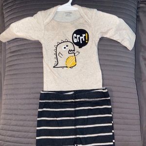 ‘Grrr’ onesie & pant outfit